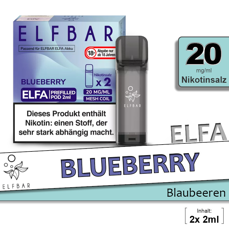 ELFA | Pod | 2 Stück | Blueberry
