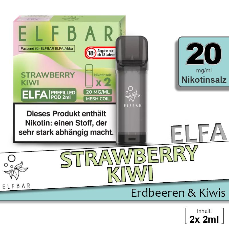 ELFA | Pod | 2 Stück | Strawberry Kiwi