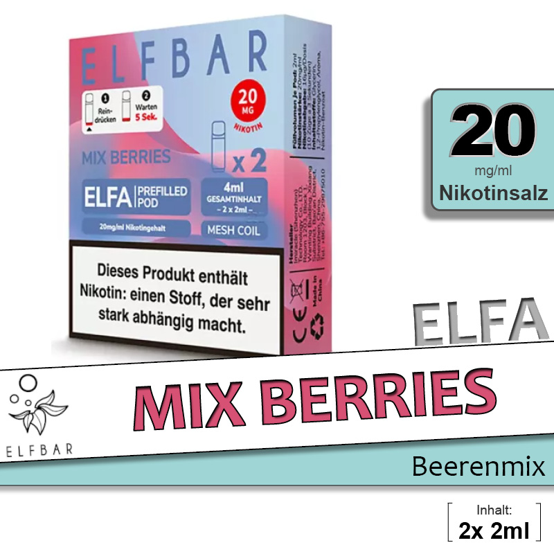 ELFA | Pod | 2 Stück | Mix Berries