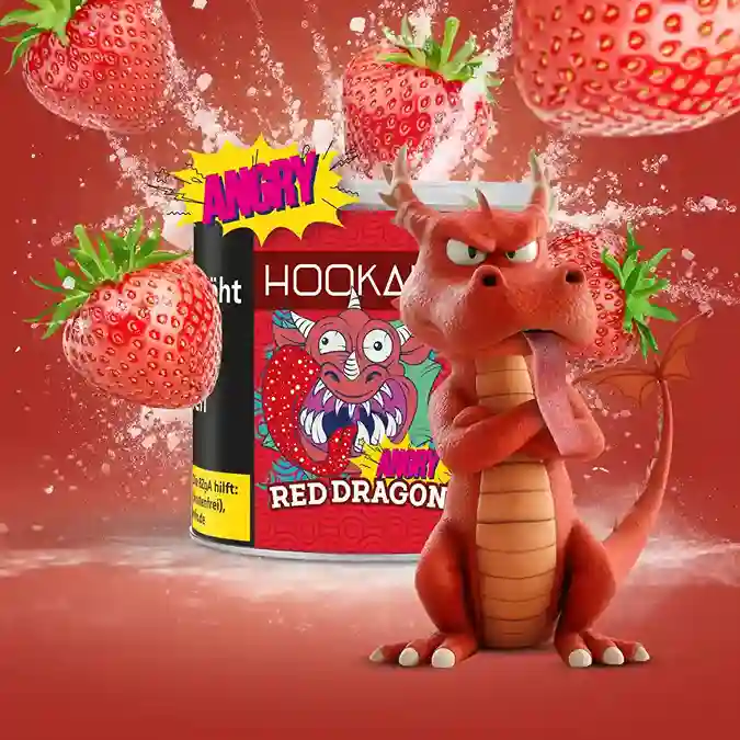 Hookain | Angry Red Dragon | 200g  
