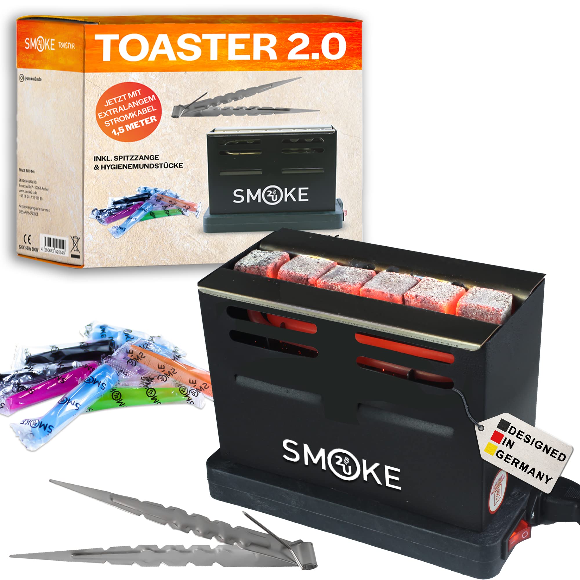 Smoke2U | Kohleanzünder | Toaster 2.0