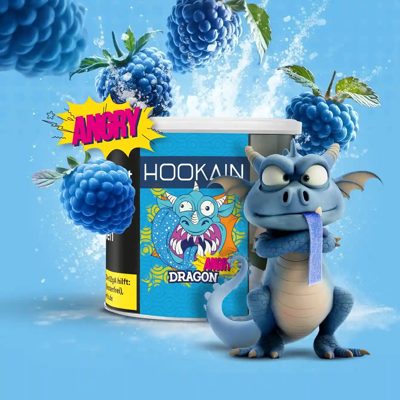 Hookain | Angry Blue Dragon | 200g  