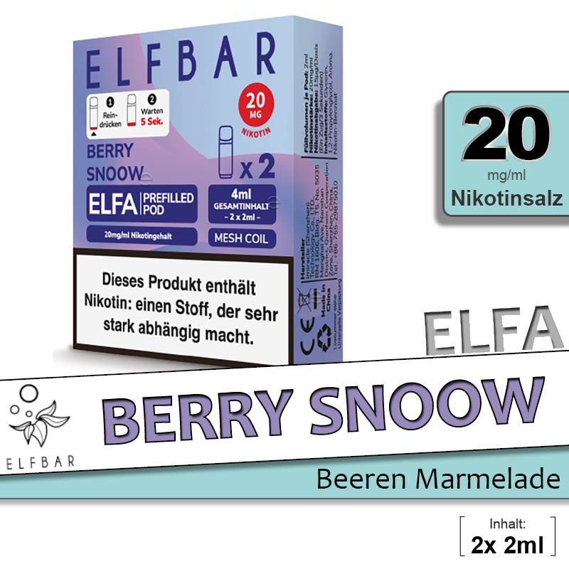 ELFA | Pod | 2 Stück | Berry Snoow