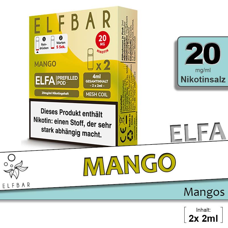 ELFA | Pod | 2 Stück | Mango