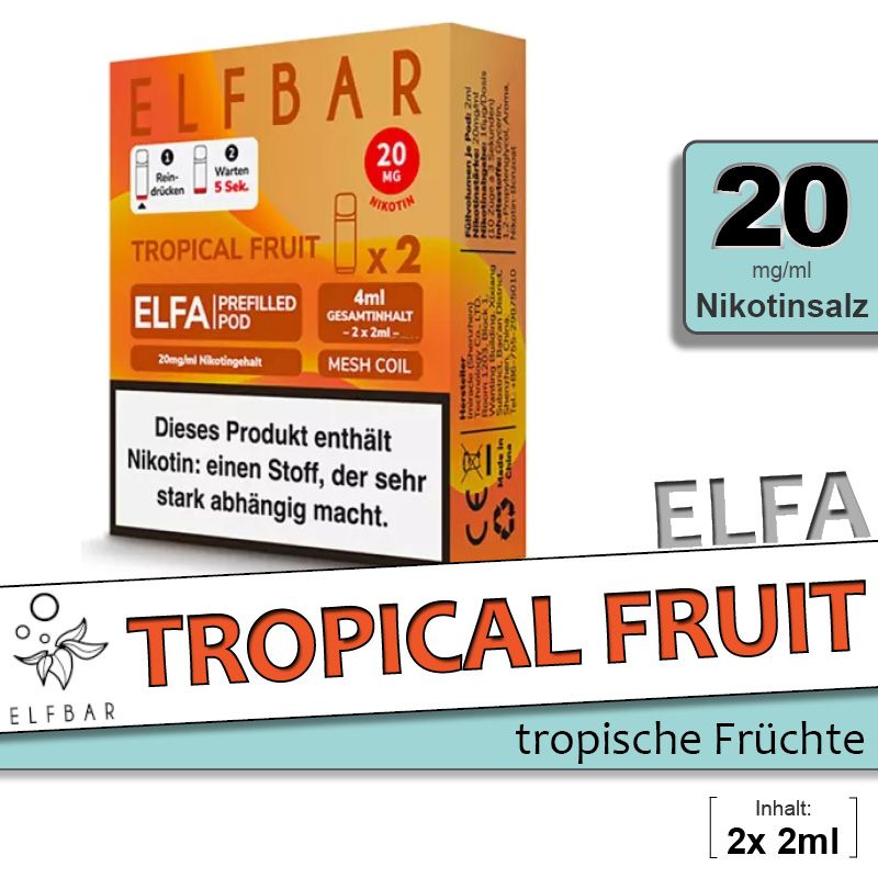 ELFA | Pod | 2 Stück | Tropical Fruit