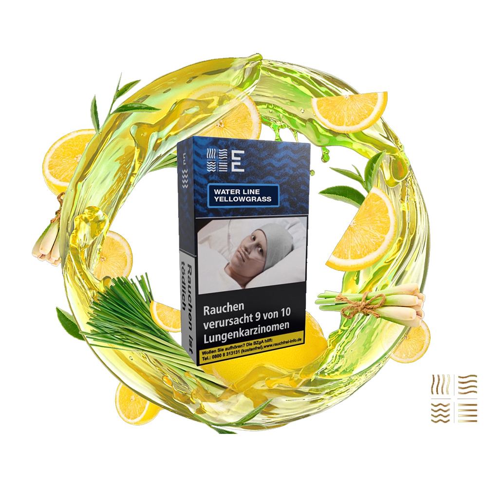 Element Tobacco | Water Line | Yellow Grass | 25g    