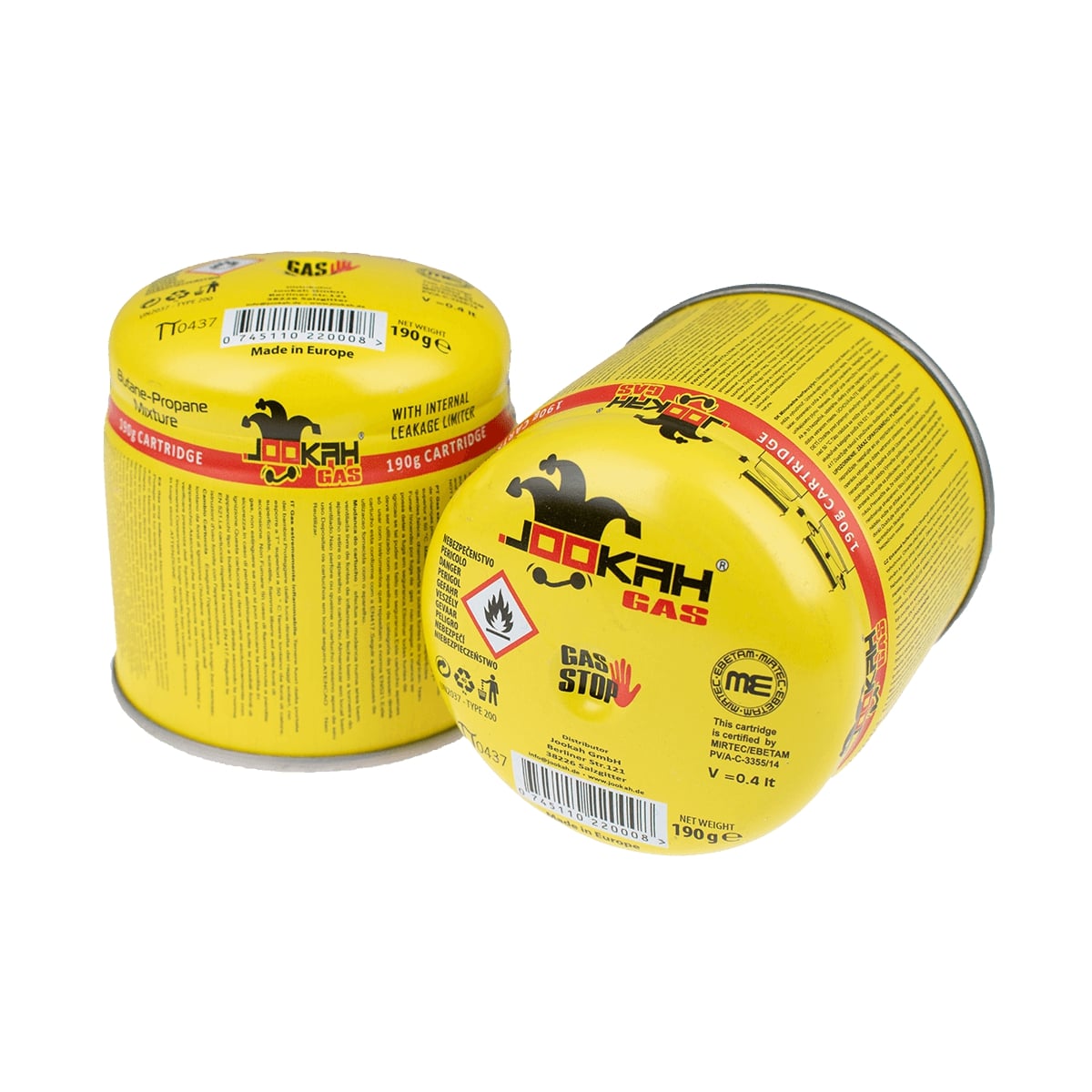 Jookah | Gaskartusche Jookah | Gaskartusche