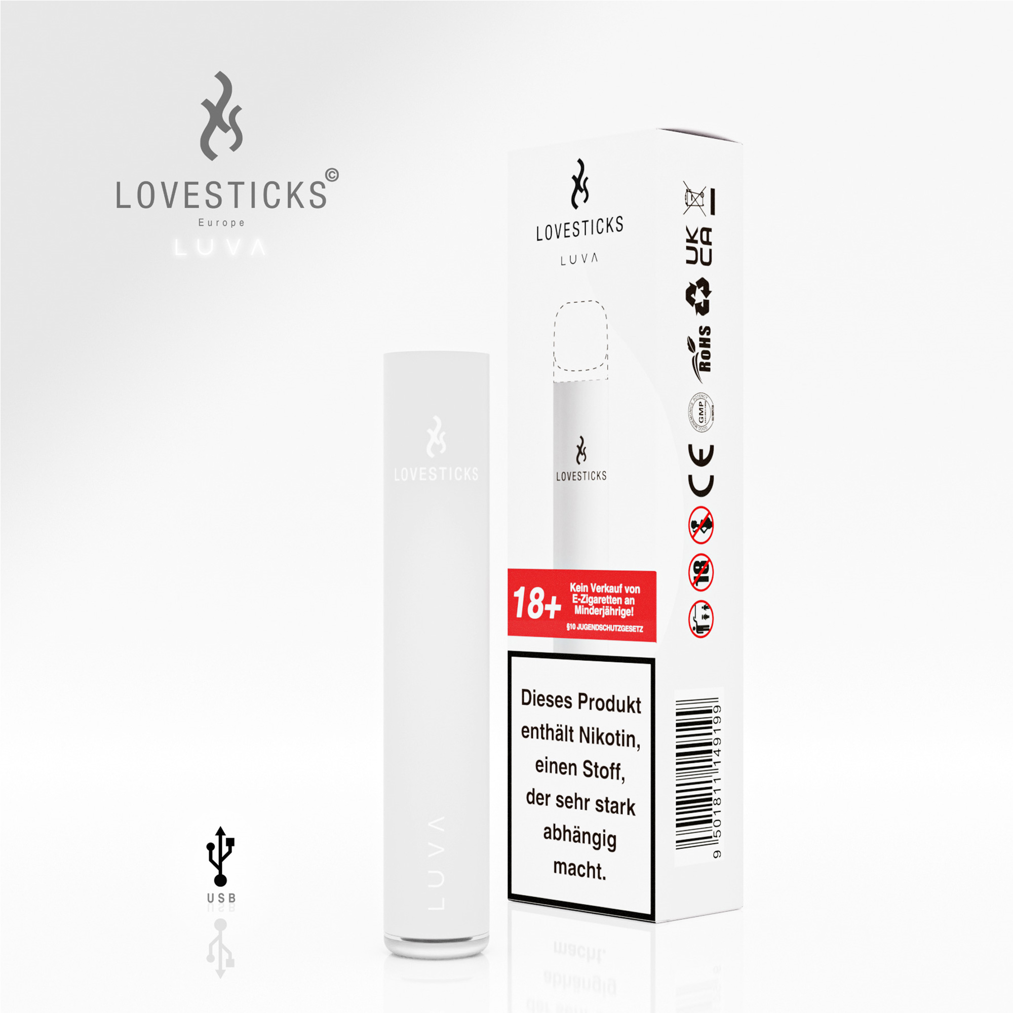 Lovestick | Pod Kit | White