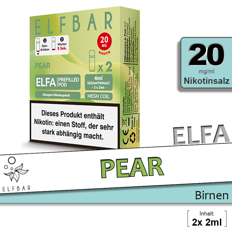 ELFA | Pod | 2 Stück | Pear