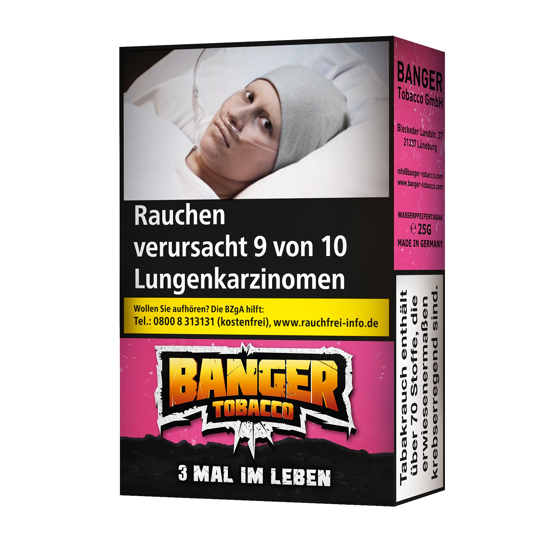 Banger Tobacco | 3 Mal im Leben | 25g