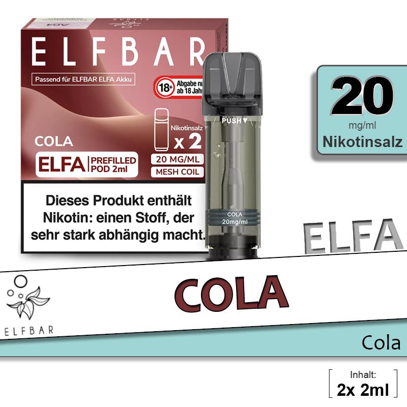 ELFA | Pod | 2 Stück | Cola