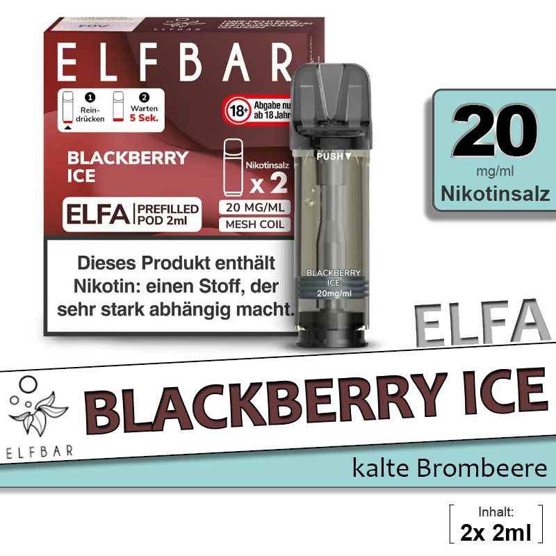 ELFA | Pod | 2 Stück | Backberry Ice