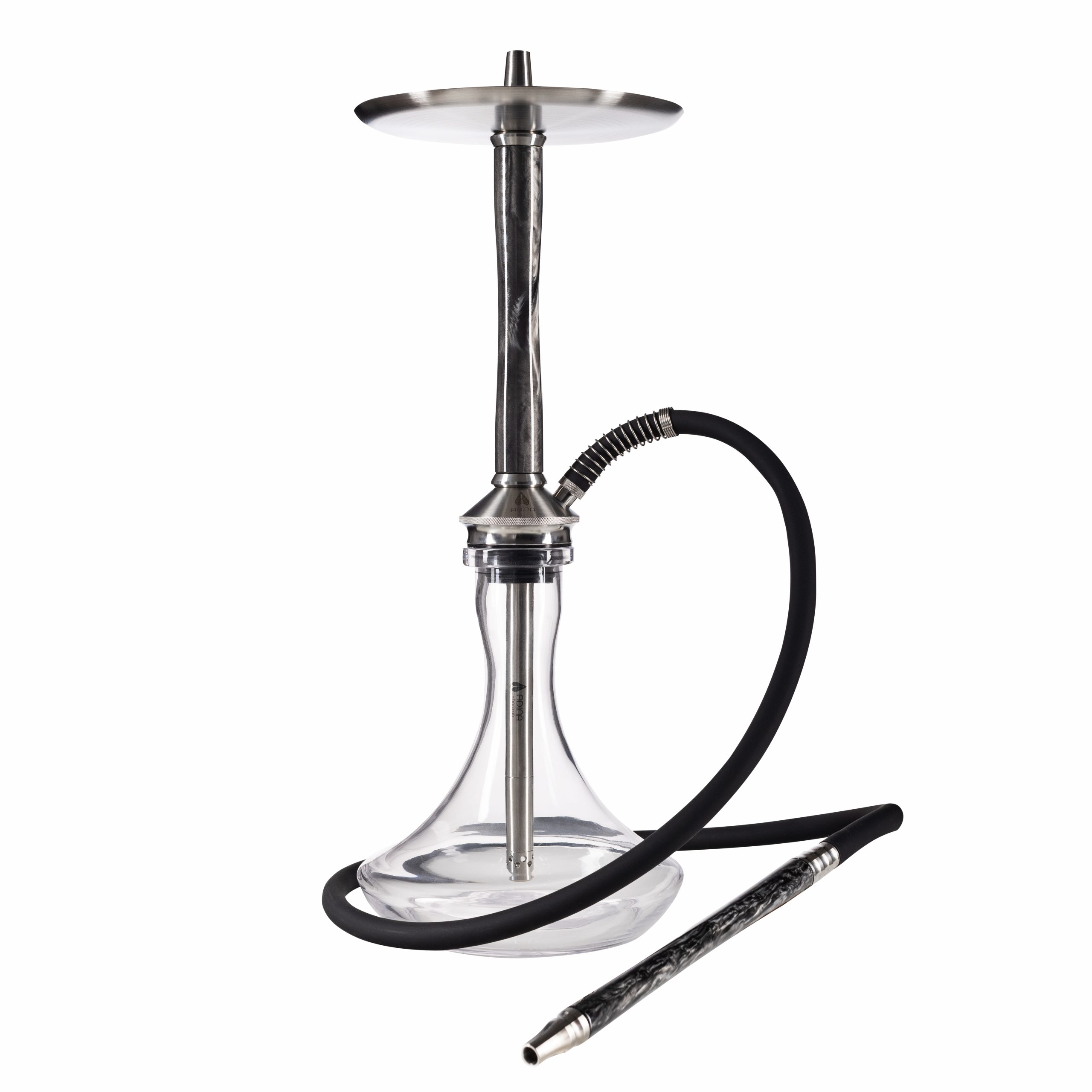 Adina Hookah | Motion | Steel | Black Fog | Clear