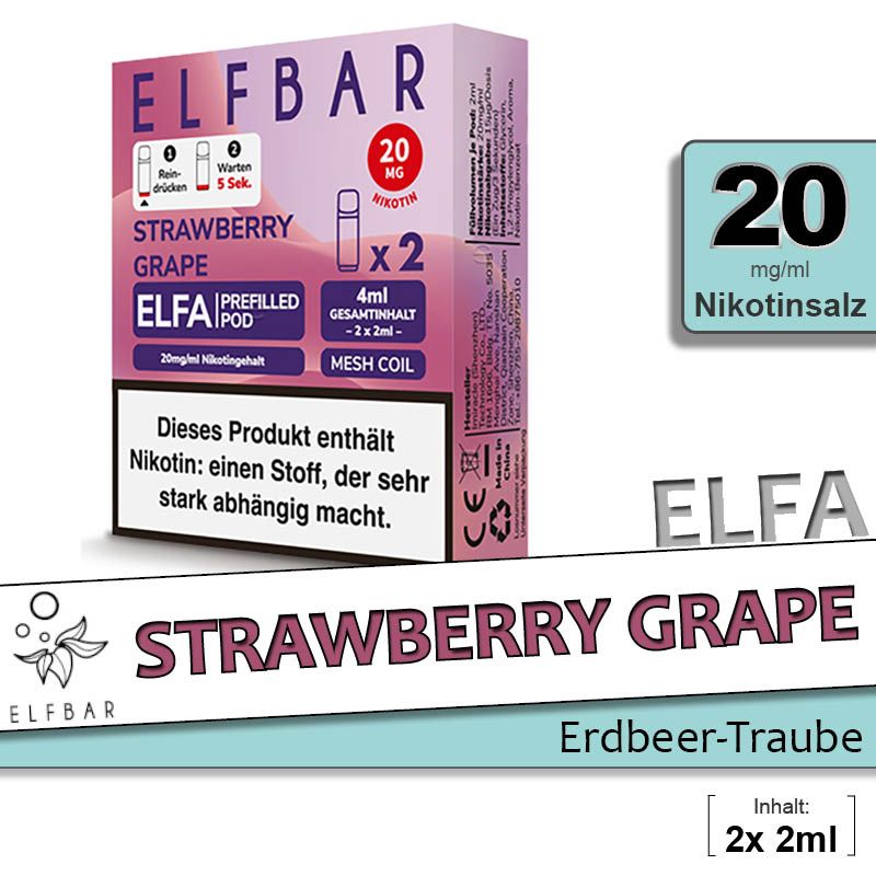 ELFA | Pod | 2 Stück | Strawberry Grape